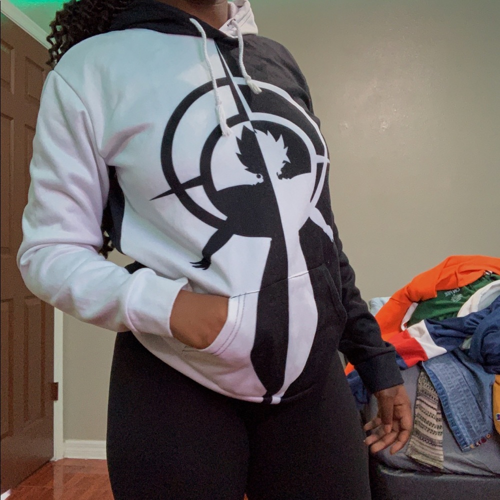 Black & White Dragon Ball Z Hoodie 🐉